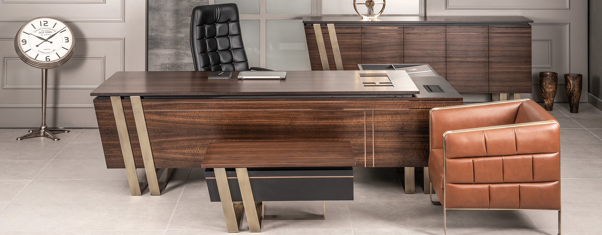 Palermo Wood Vip Executive Desk Set